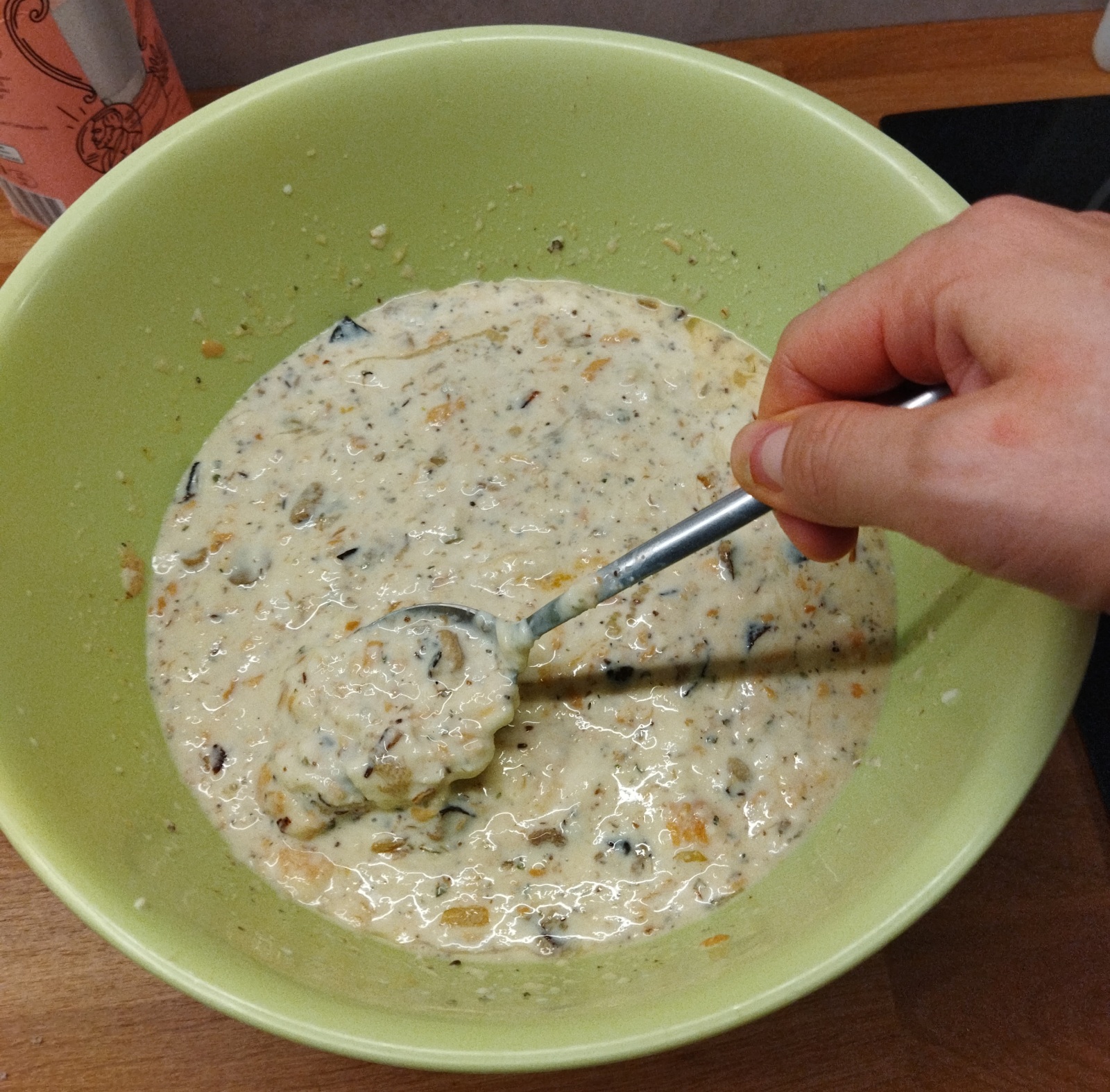 Hubník - konzistence těsta