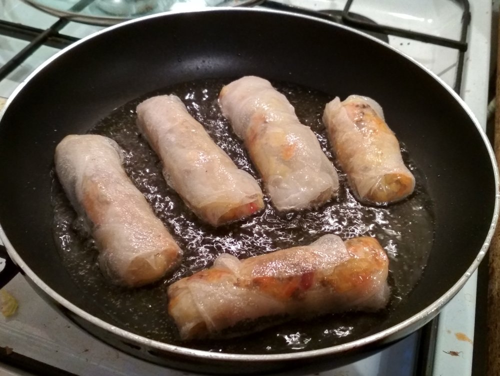 Smažíme jarní závitky